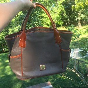 Dooney & Bourke Lilac Grey Large Handbag